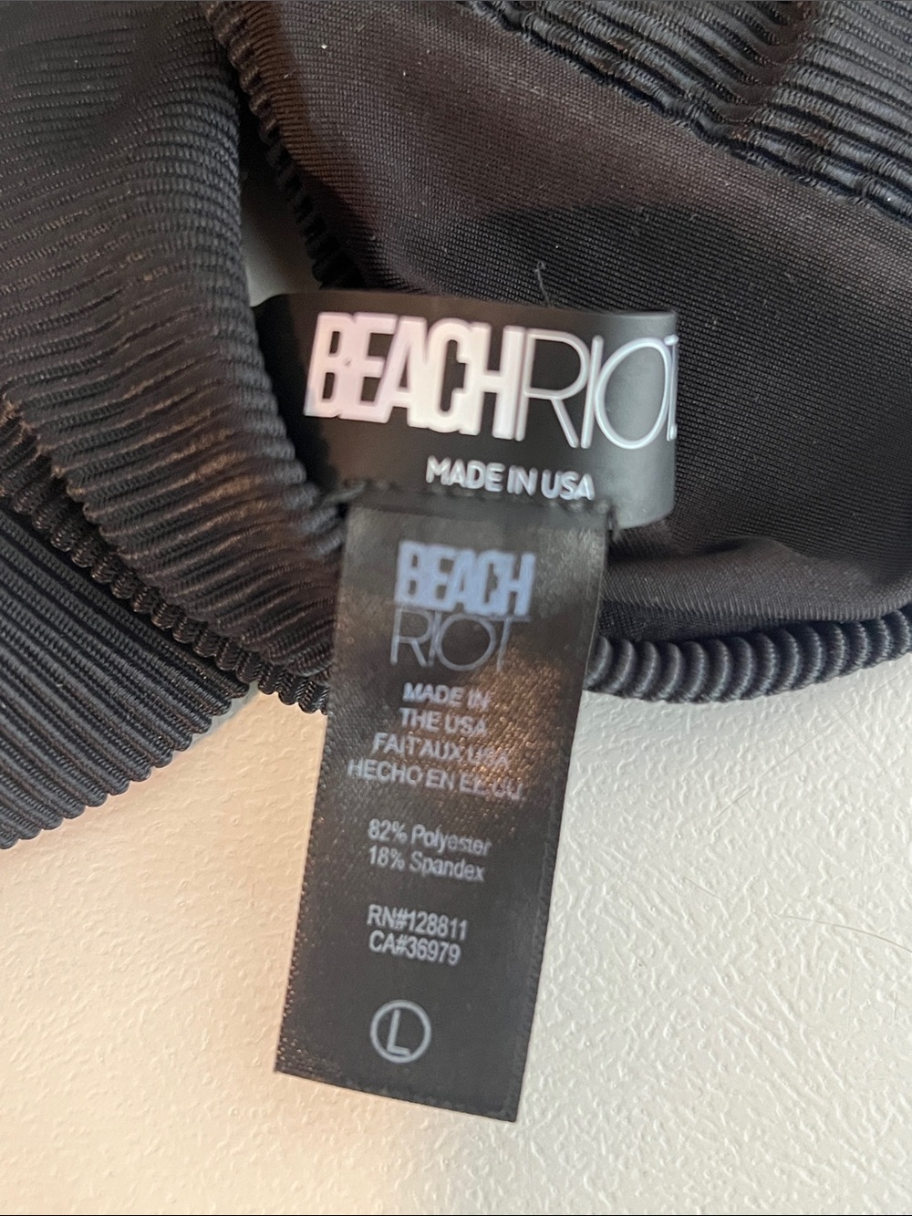Beach Riot Black Ruffle Knot Bikini Set - Picture 10 of 10